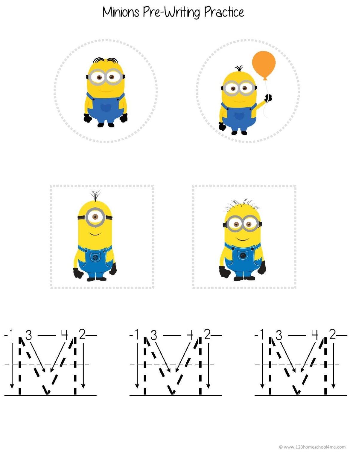 Free Printable Minion Worksheets Printable Online