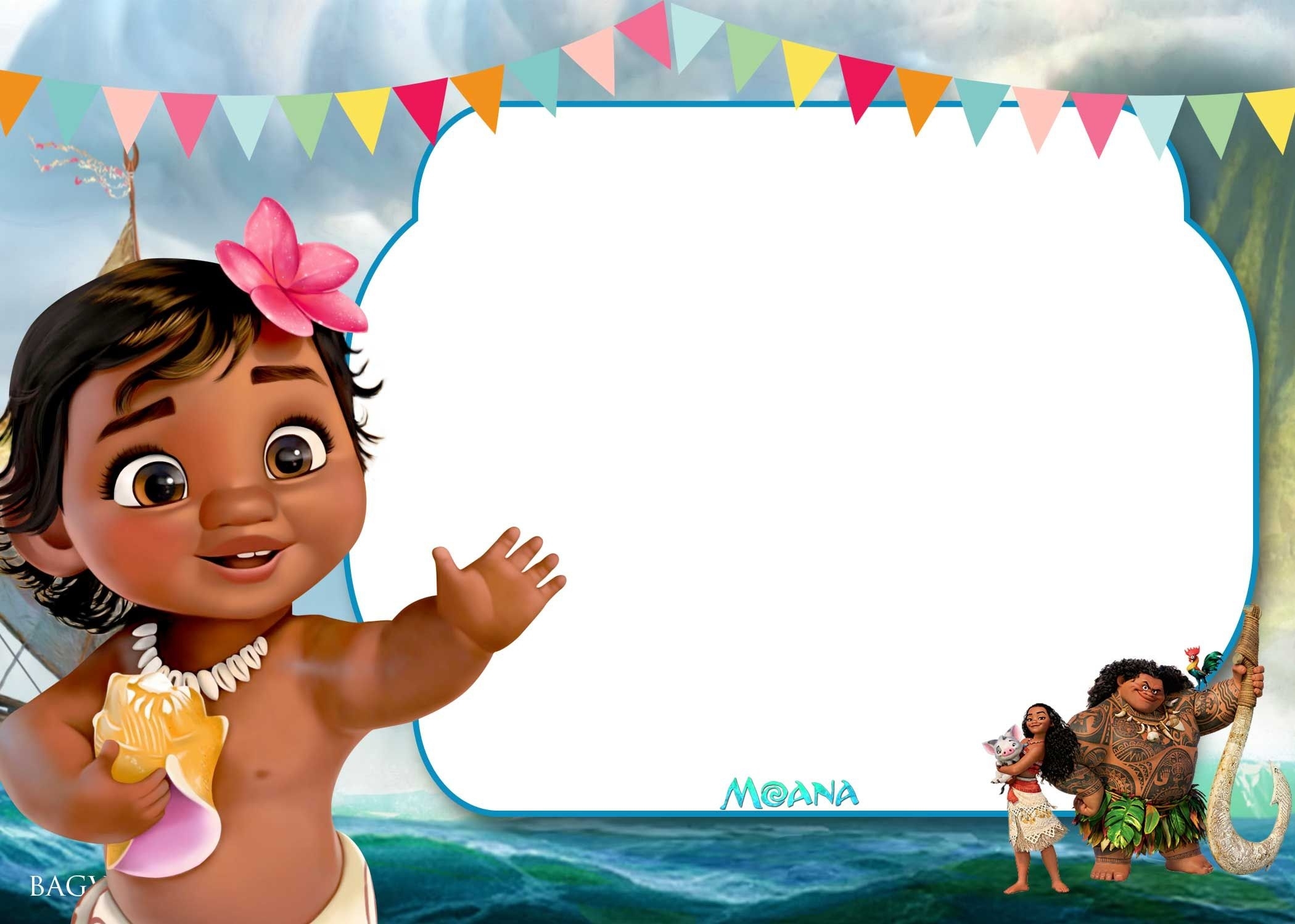 Free Printable Moana Birthday Cards Free Printable