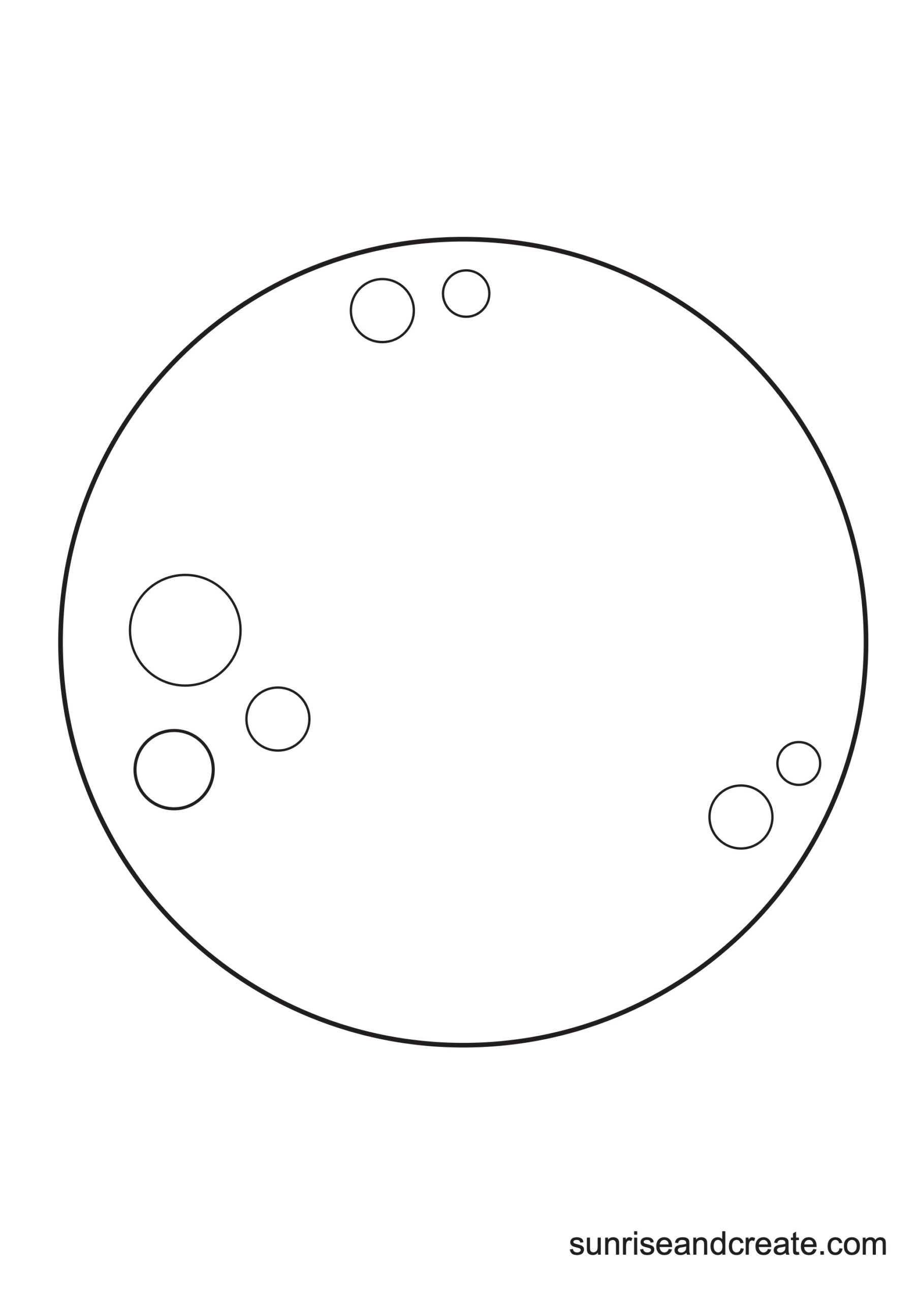 Free Printable Moon Templates