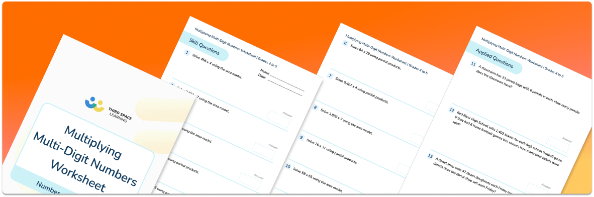 FREE Printable Multi Digit Multiplication Worksheets PDFs 