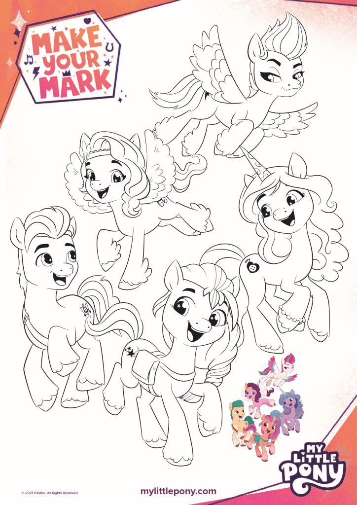 Free Printable My Little Pony Coloring Page Mama Likes This