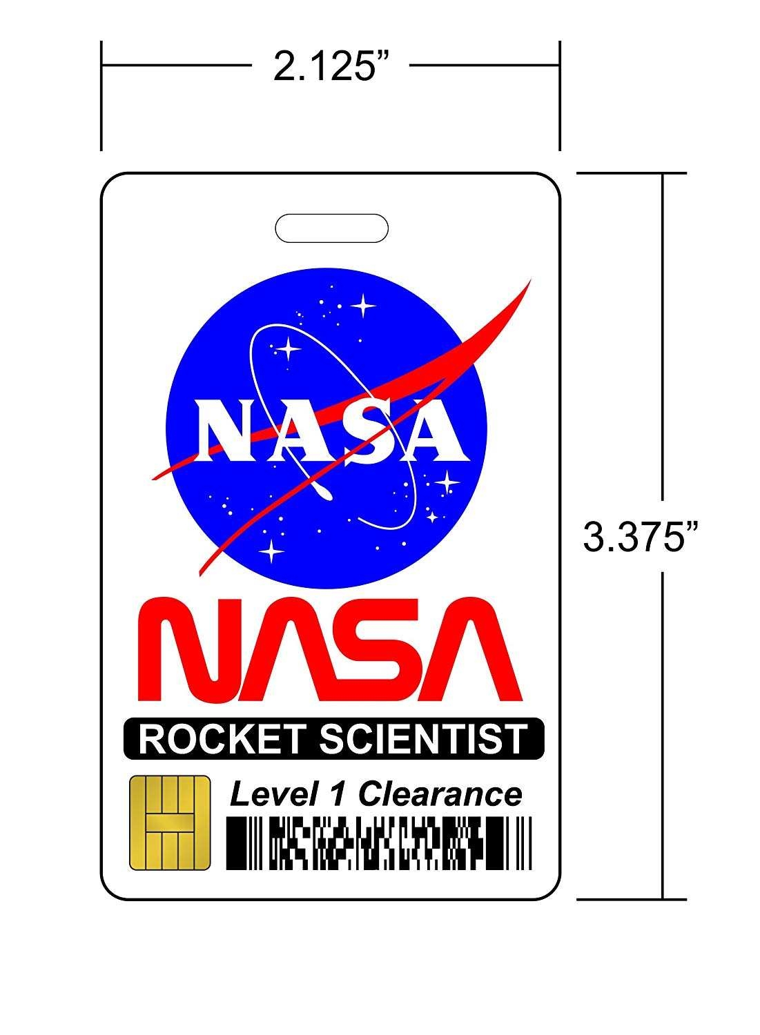 Free Printable Nasa Id Badge Template Printable Templates