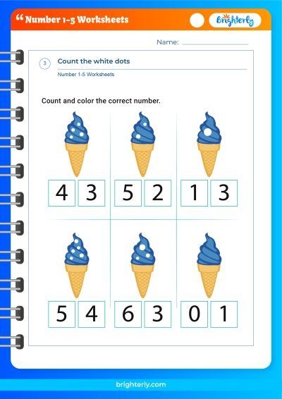 numbers 1 5 worksheets