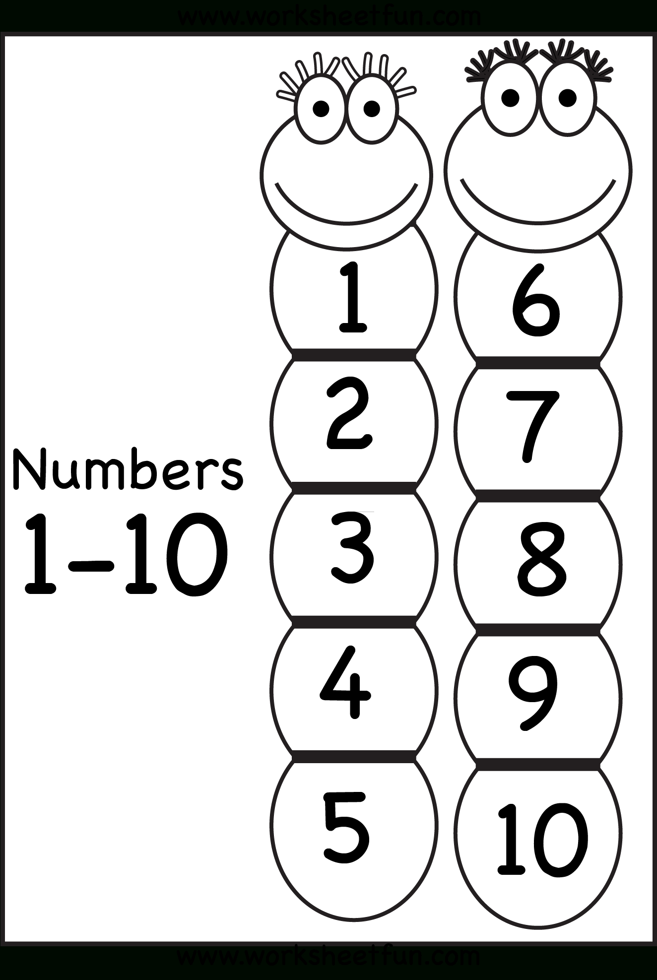 Free Printable Number Worksheets Printable Worksheets