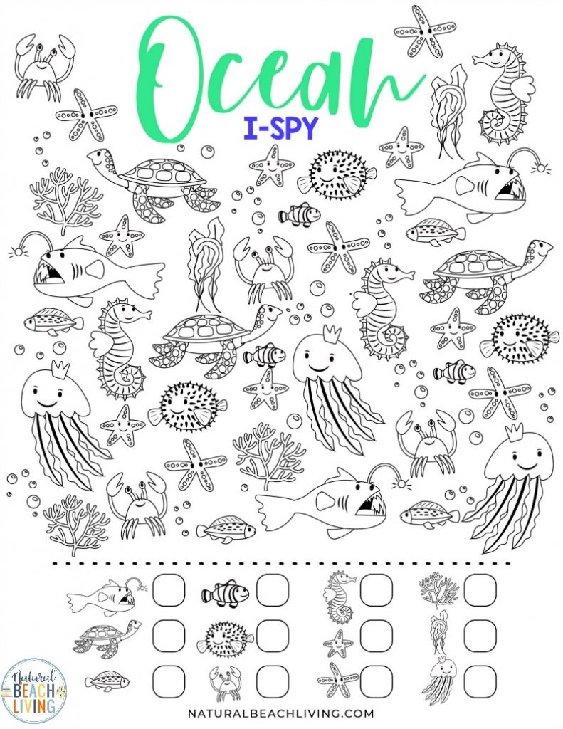 beach printable activities