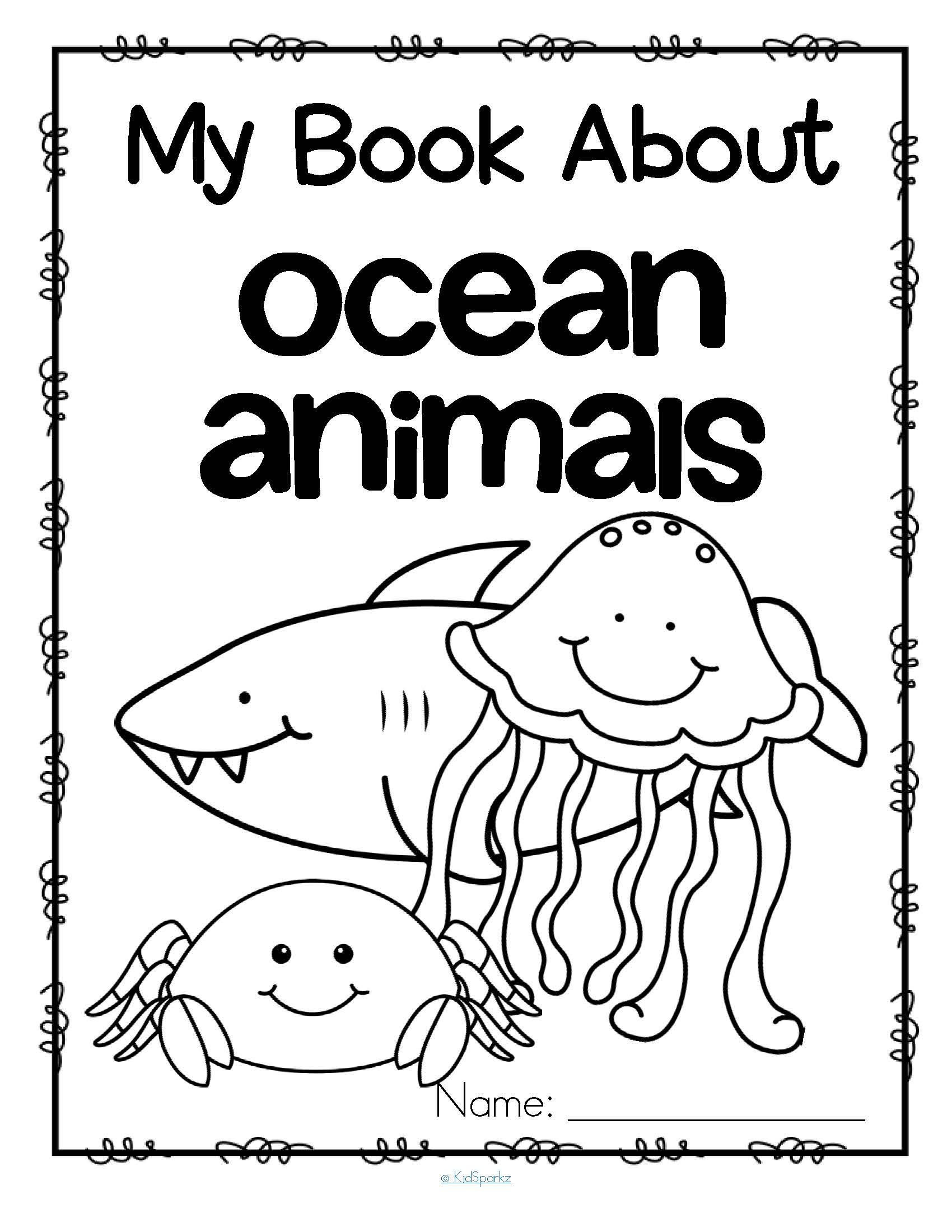 printable pictures of ocean animals
