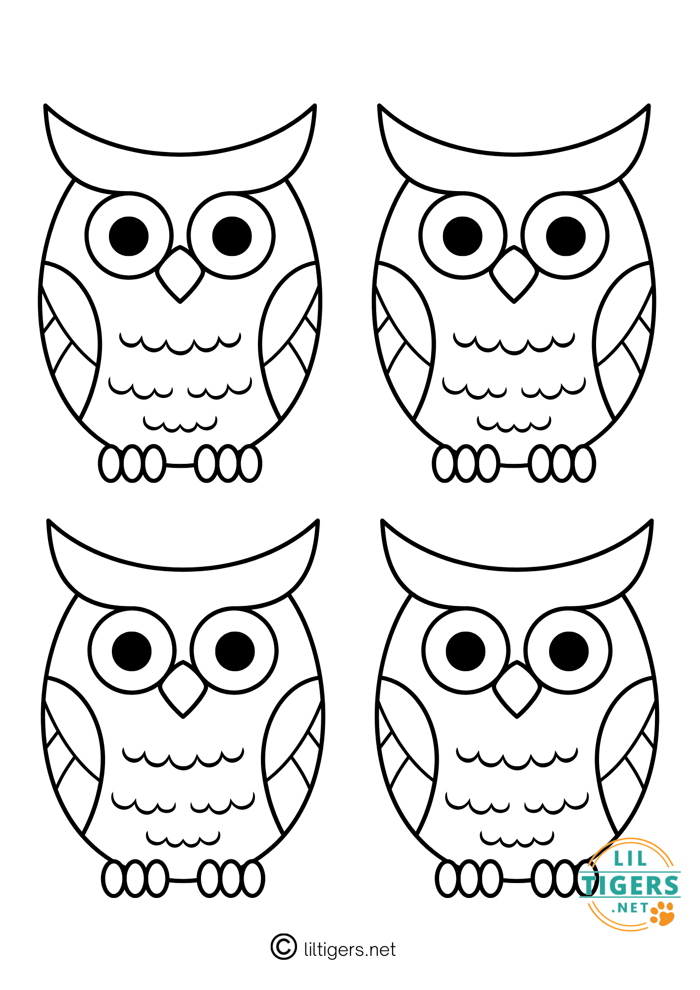 free printable owl pictures