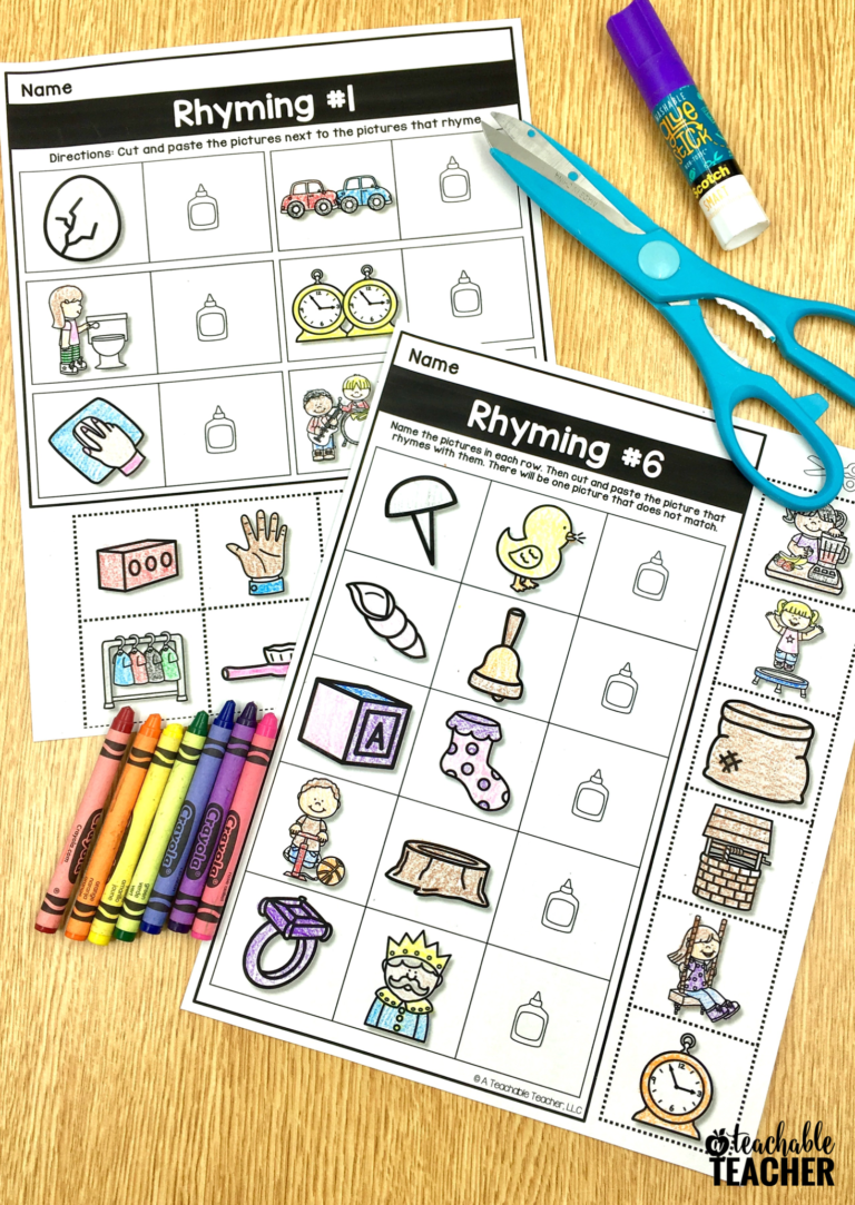 printable phonemic awareness activities