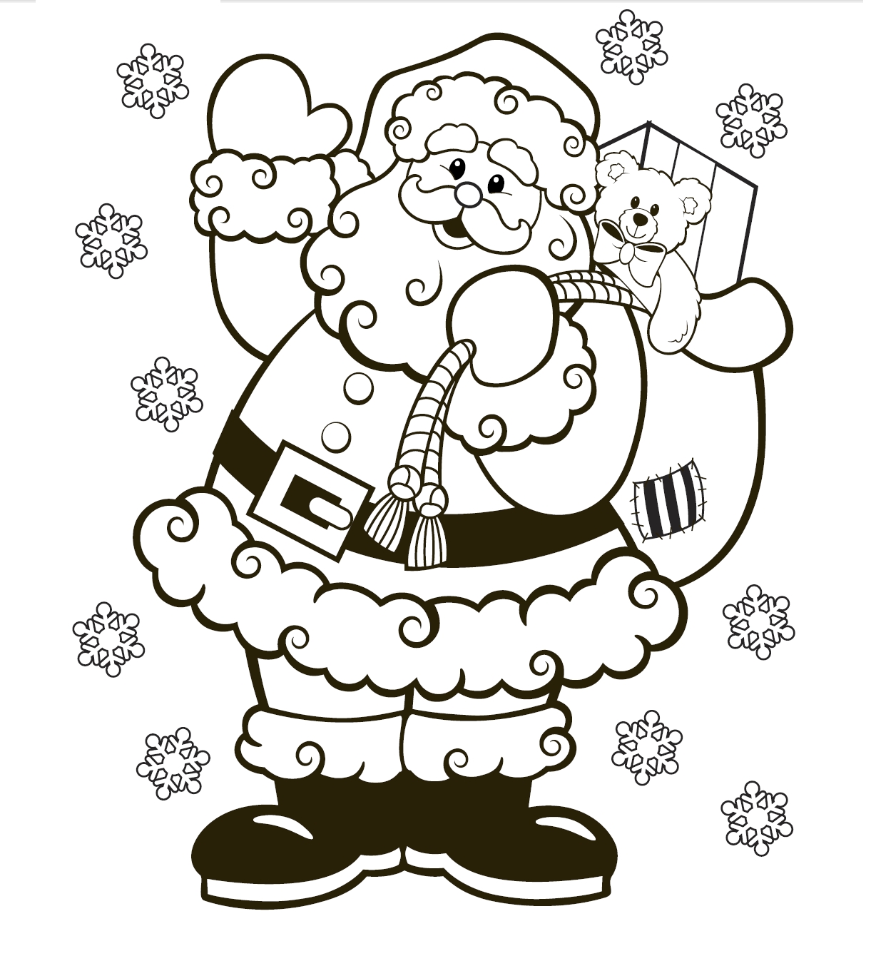 printable christmas pictures to colour