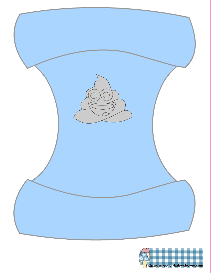 free printable diaper poop game