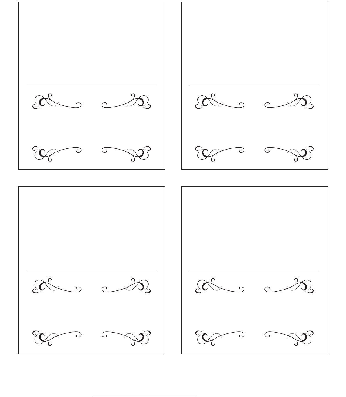 Free Printable Placement Cards Template Printable Templates