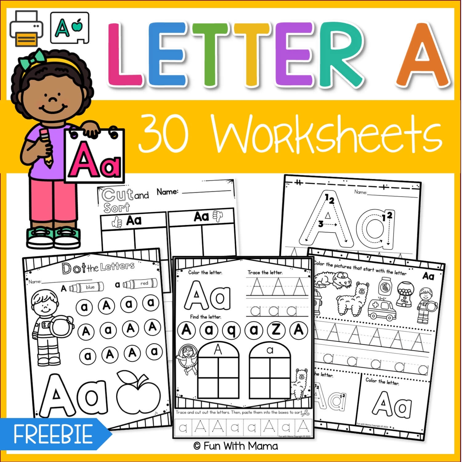 printable letter pictures