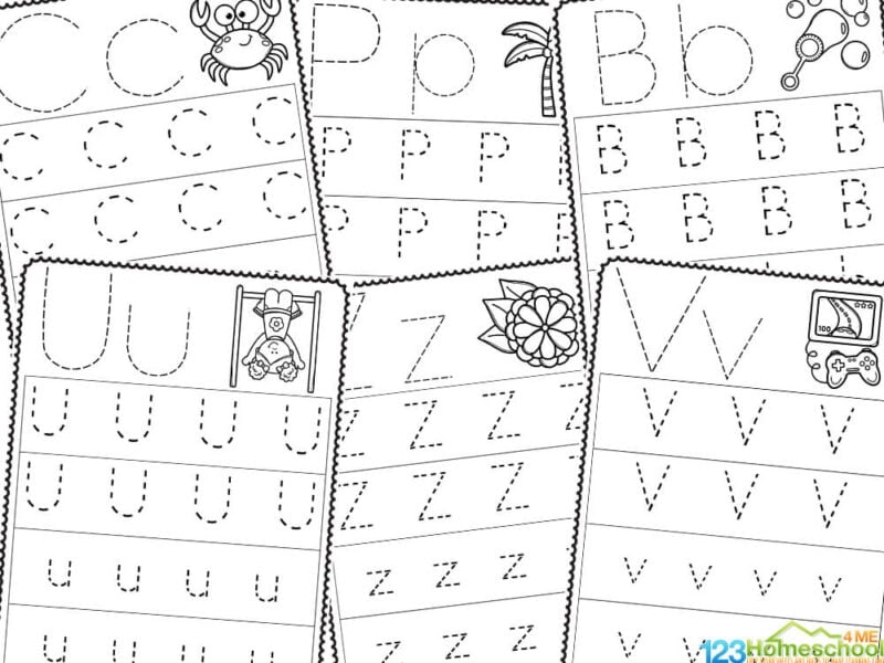 free printable preschool worksheets tracing numbers