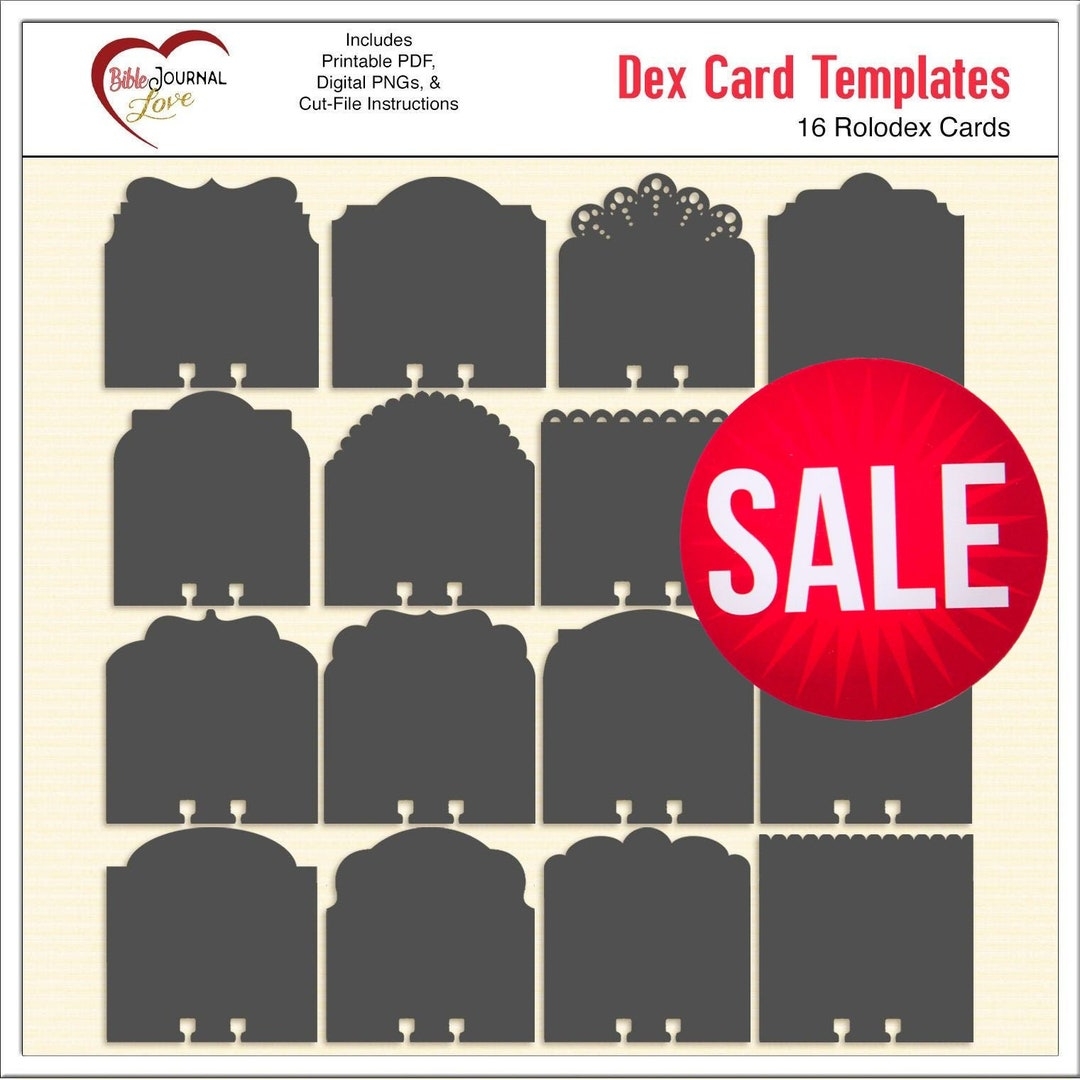 printable rolodex cards template