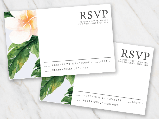 printable rsvp card template