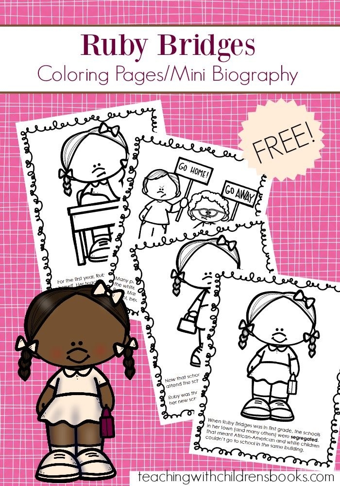 free printable ruby bridges activities for kindergarten