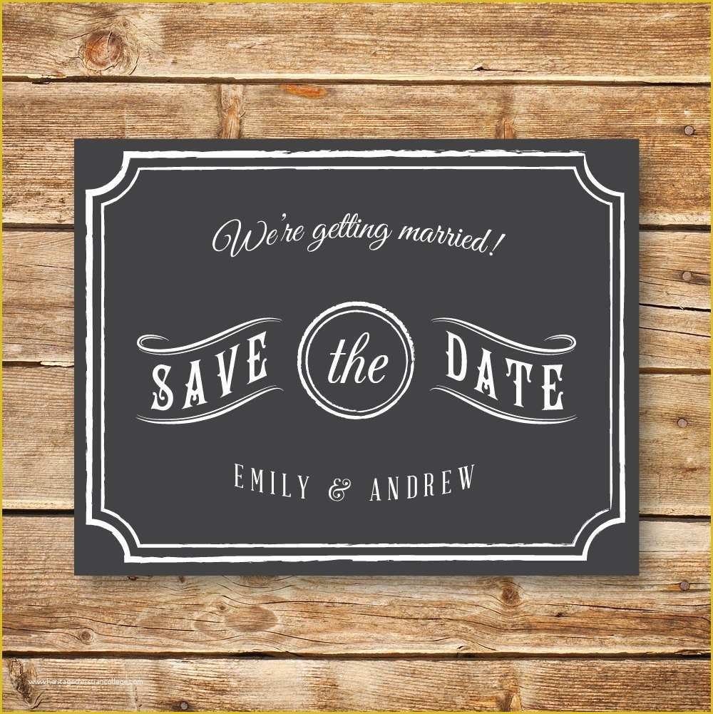 Free Printable Save The Date Templates Of Printable Wedding Postcard