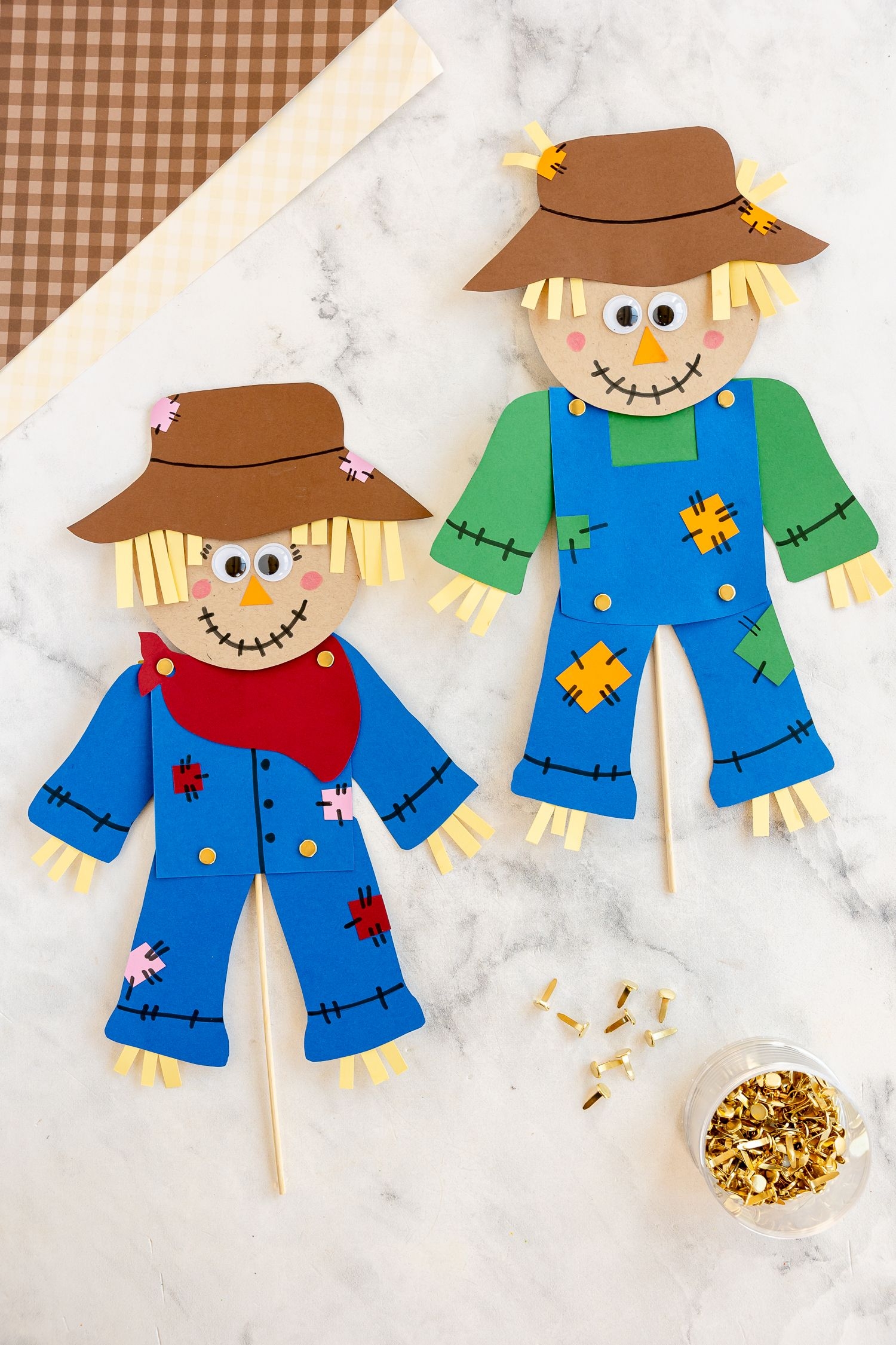 free printable scarecrow craft template