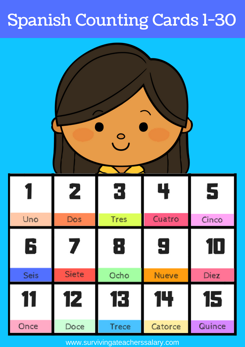 free printable spanish flashcards with pictures pdf