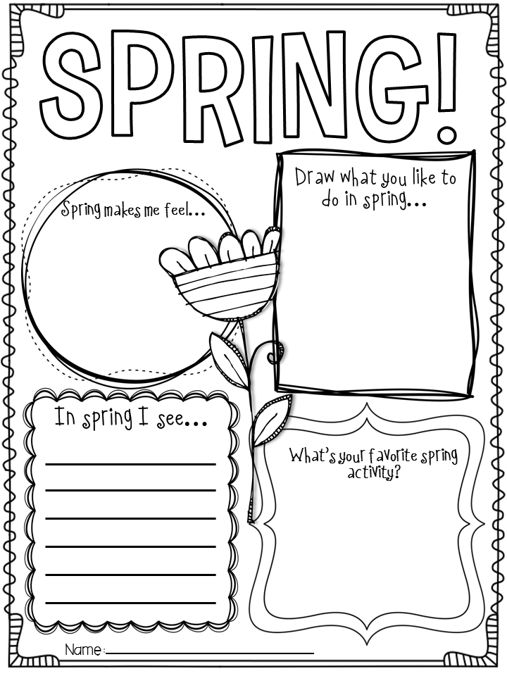Free Printable Spring Worksheets For Elementary Lyana Worksheets