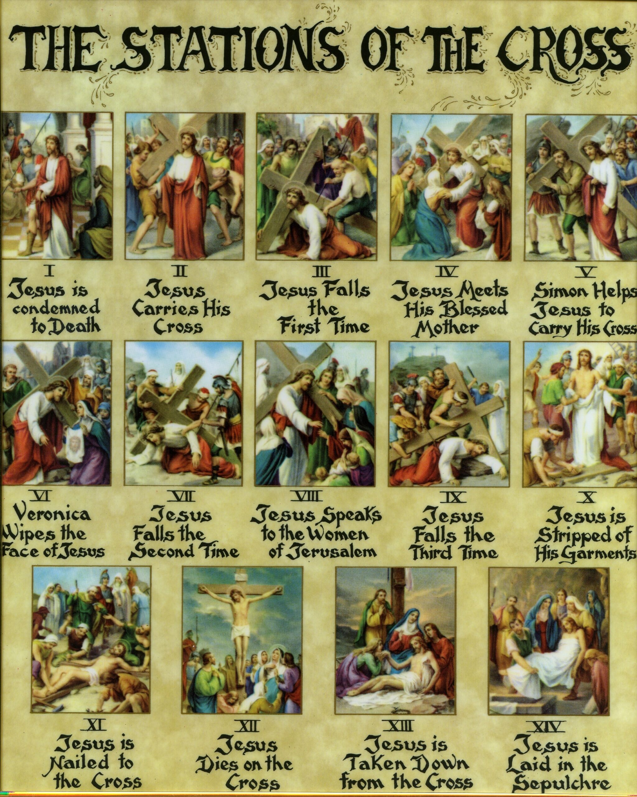 Free Printable Stations Of The Cross Printable Templates