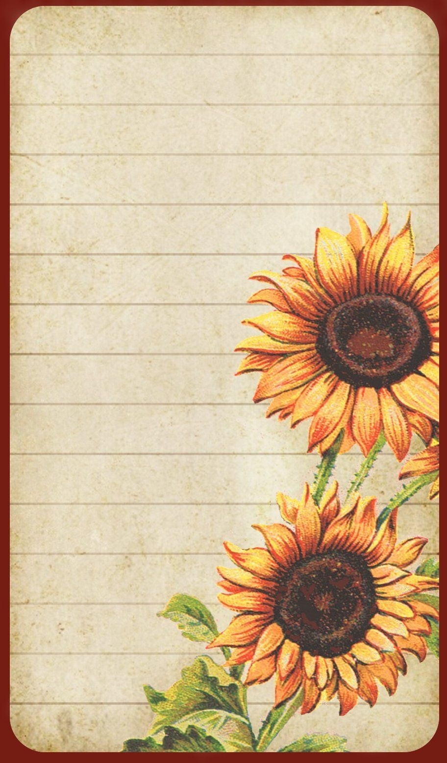 Free Printable Sunflower Stationery Free Printable