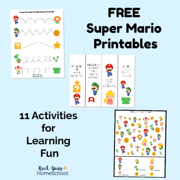 Free Printable Super Mario Activity Sheets