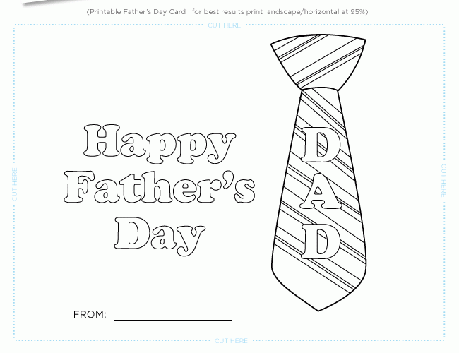 father's day card printable templates