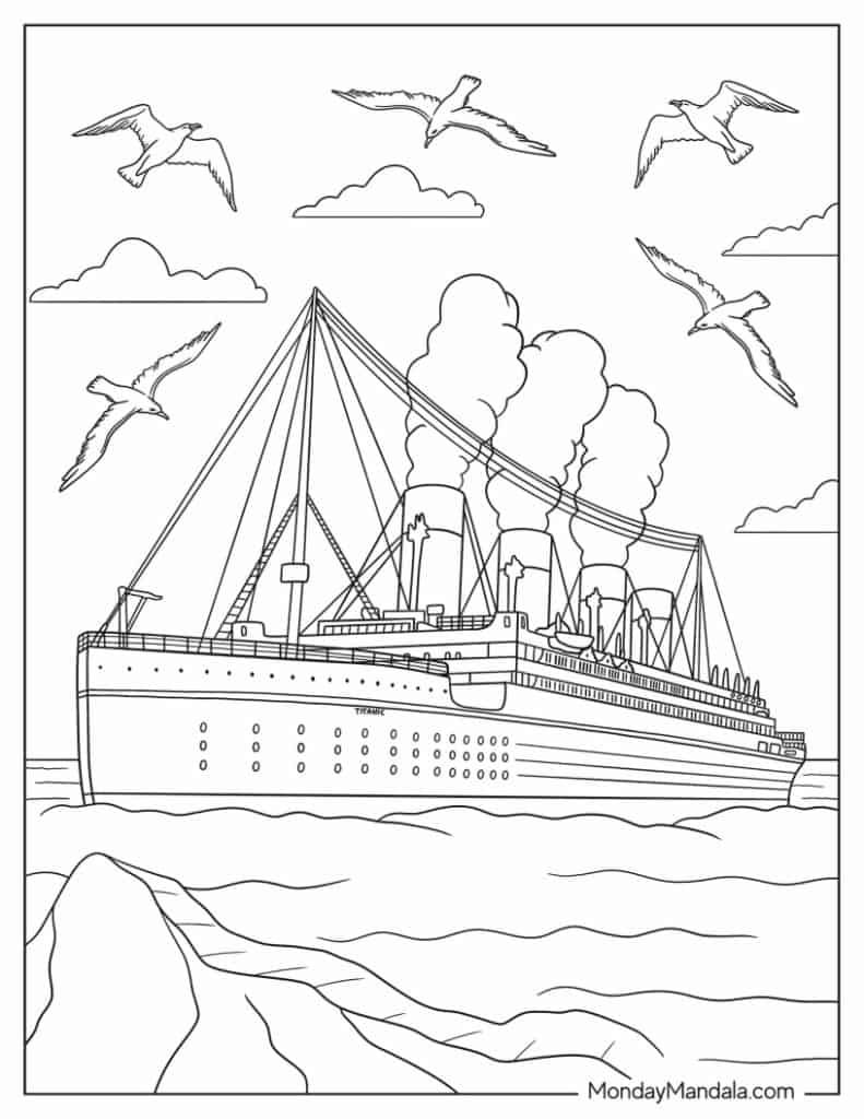 Free Printable Titanic Coloring Pages For Kids 52 OFF