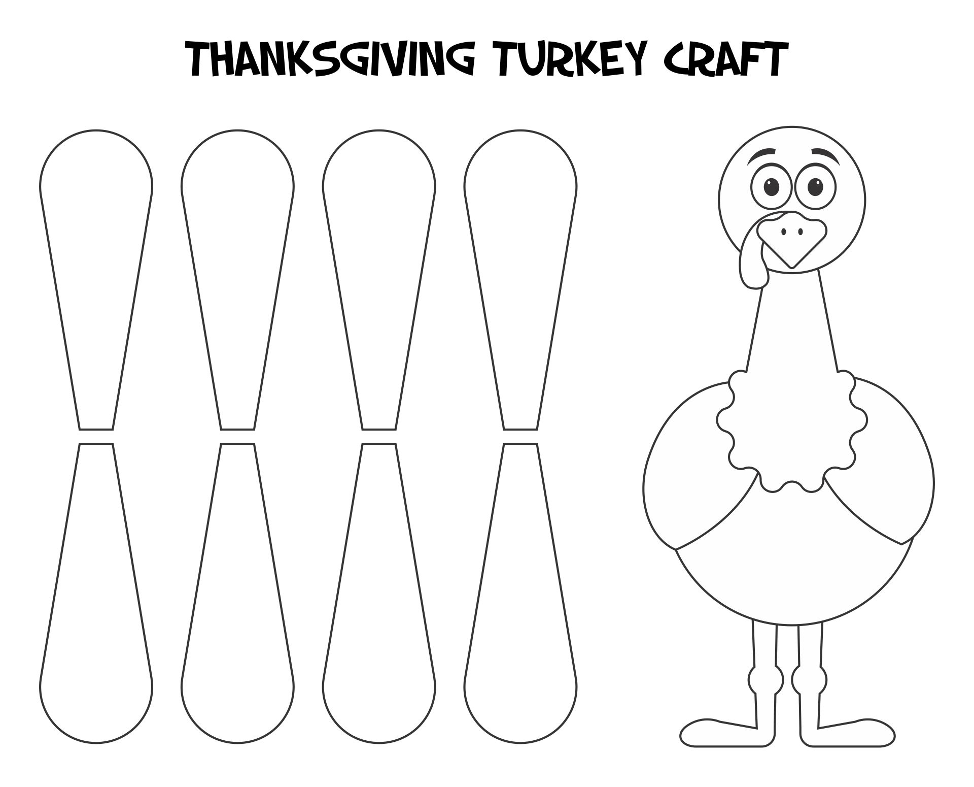 Free Printable Turkey Craft