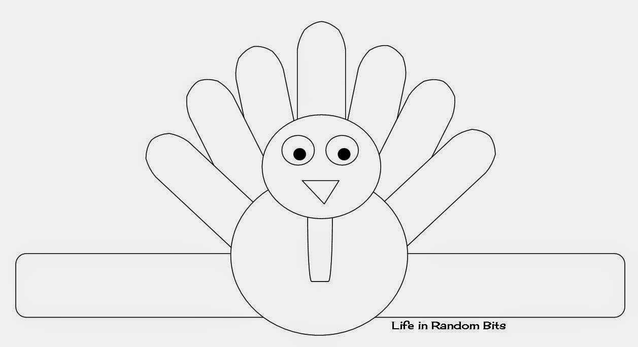 Free Printable Turkey Headband Craft Template Printable Word Searches