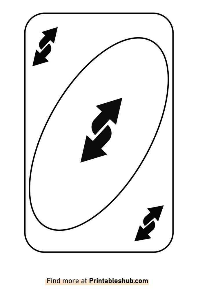 printable template uno cards
