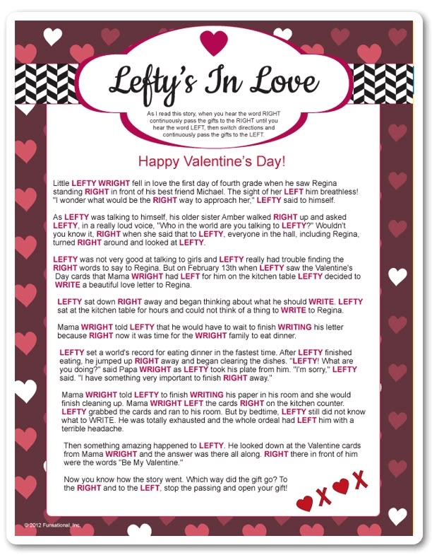 Free Printable Valentine Games For Church Groups