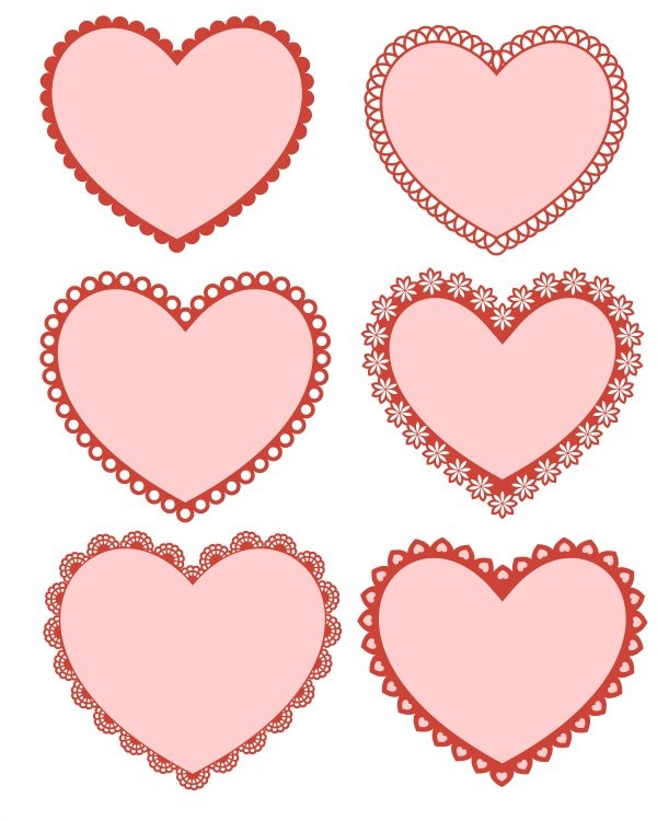 Free Printable Valentine Hearts Mama Likes This