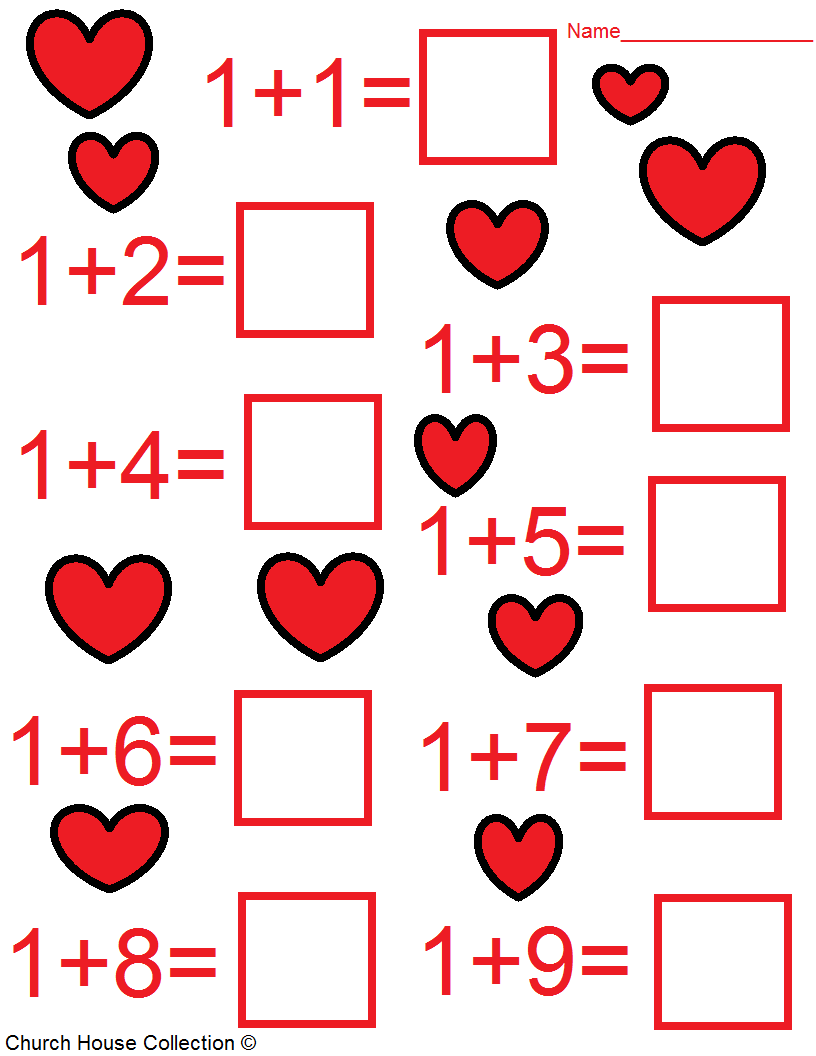 Free Printable Valentine Math Activities
