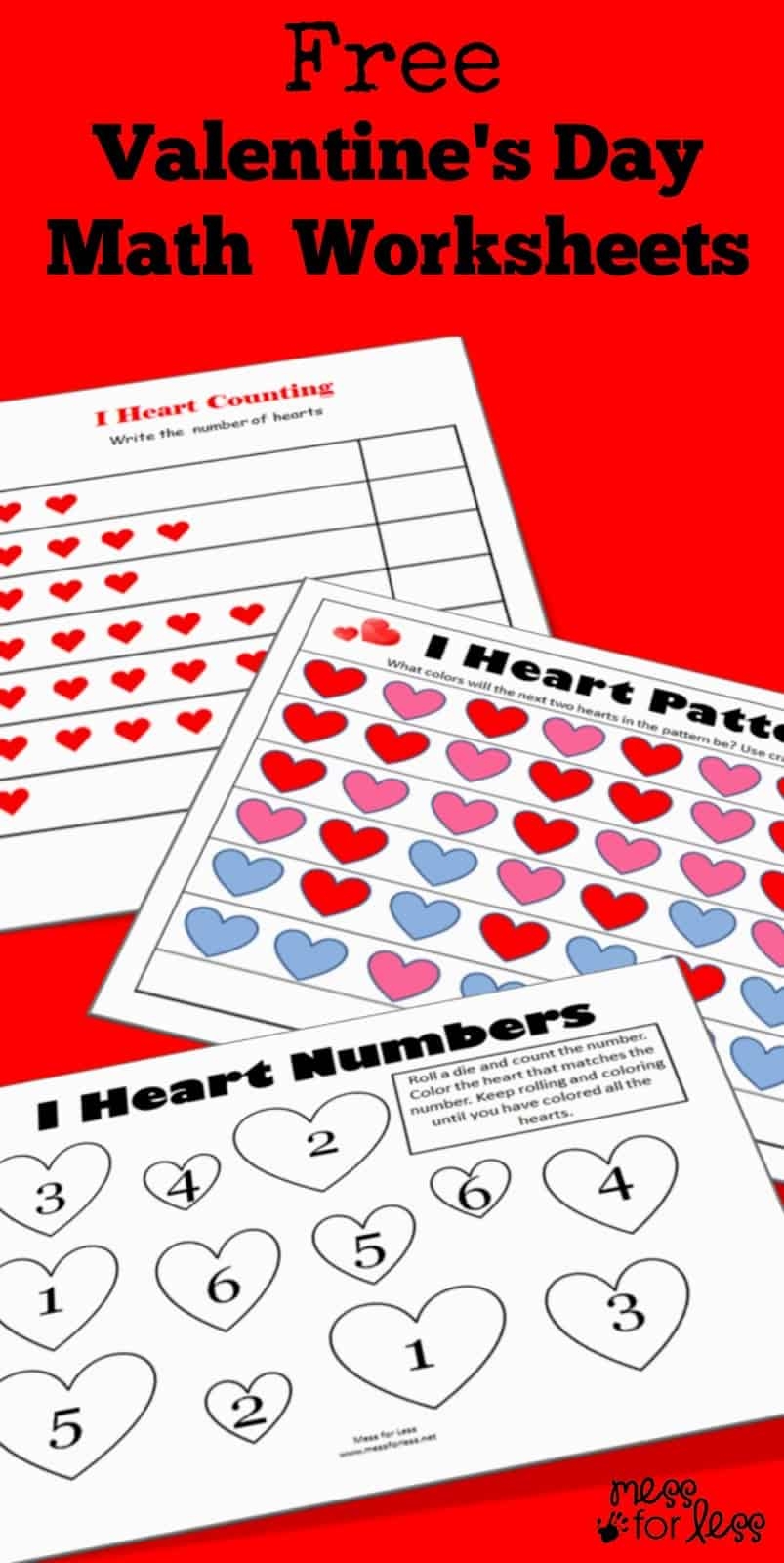 Free Printable Valentine Math Activities Printable Calendars AT A GLANCE