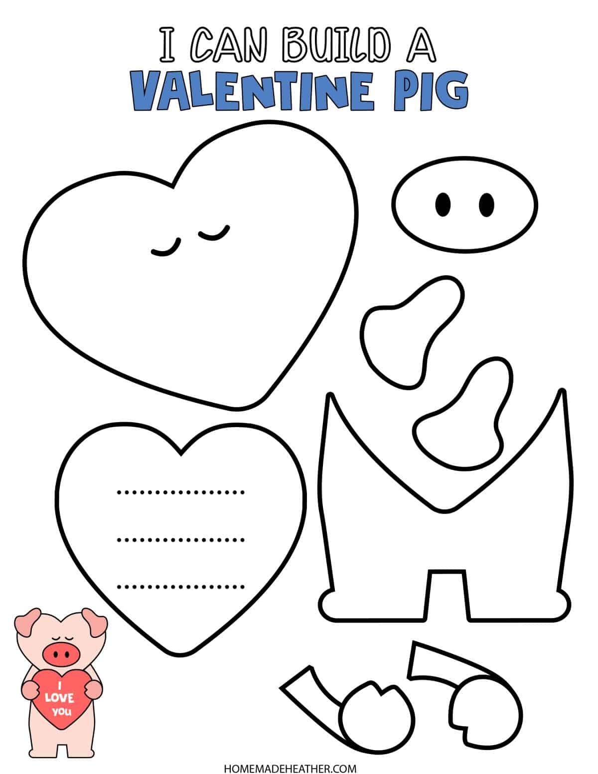 Free Printable Valentines Crafts Homemade Heather