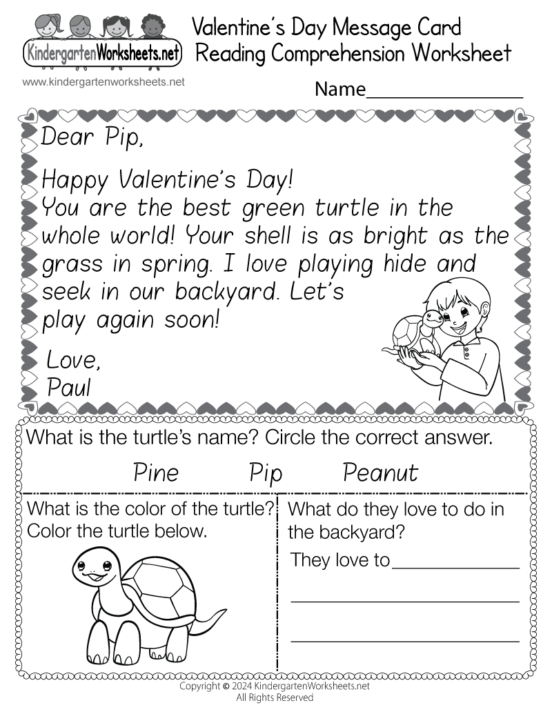 free printable valentines activity sheets