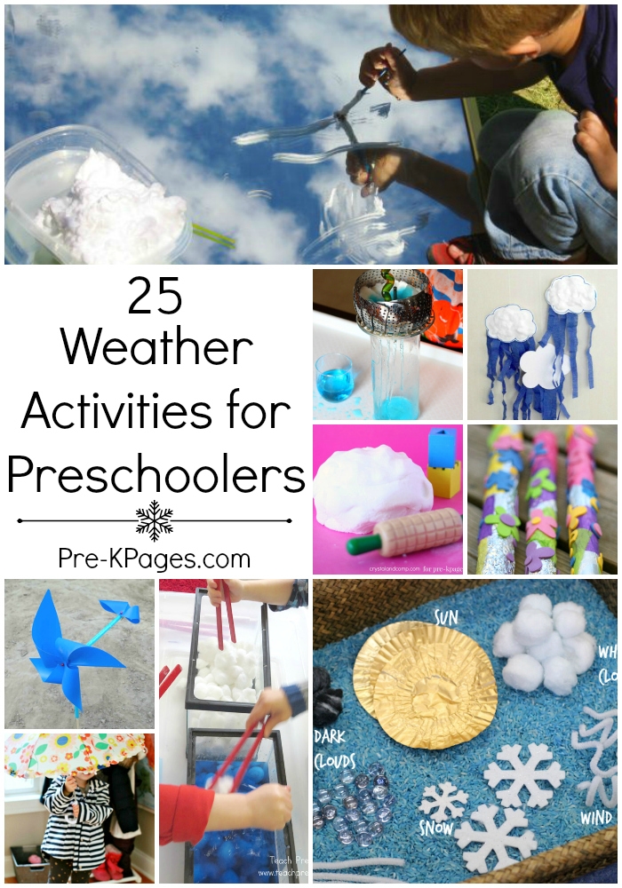 Free Printable Weather Activities For Kindergarten Printable Online