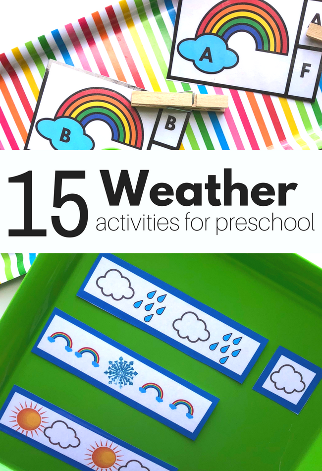 Free Printable Weather Activities For Preschool Printable Online