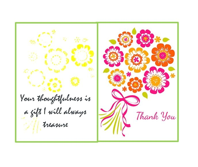 Free Printable Wedding Thank You Cards Templates 30 Free Printable 