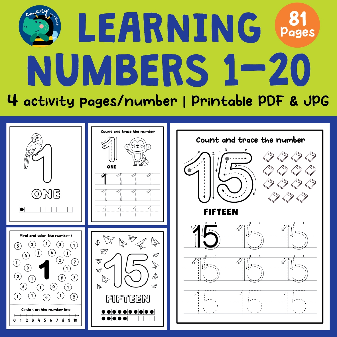 Free Printable Worksheets For Kids Tracing Numbers 1 20 Worksheets 