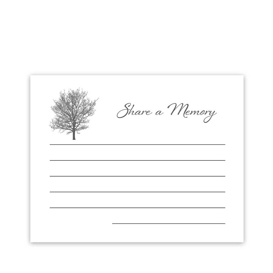 printable share a memory card template free