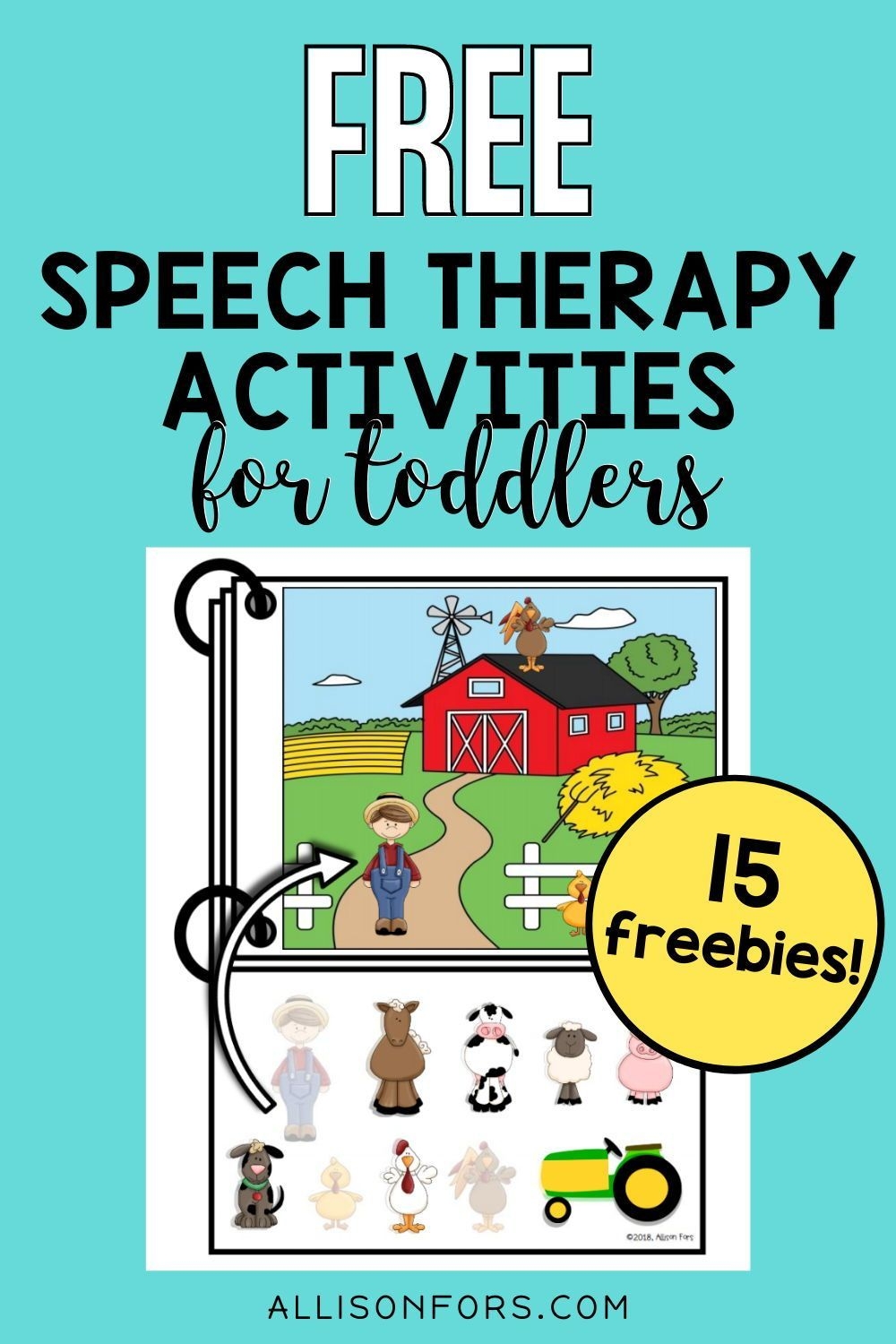 Free Speech Therapy Activities For Toddlers Speech Therapy Activities