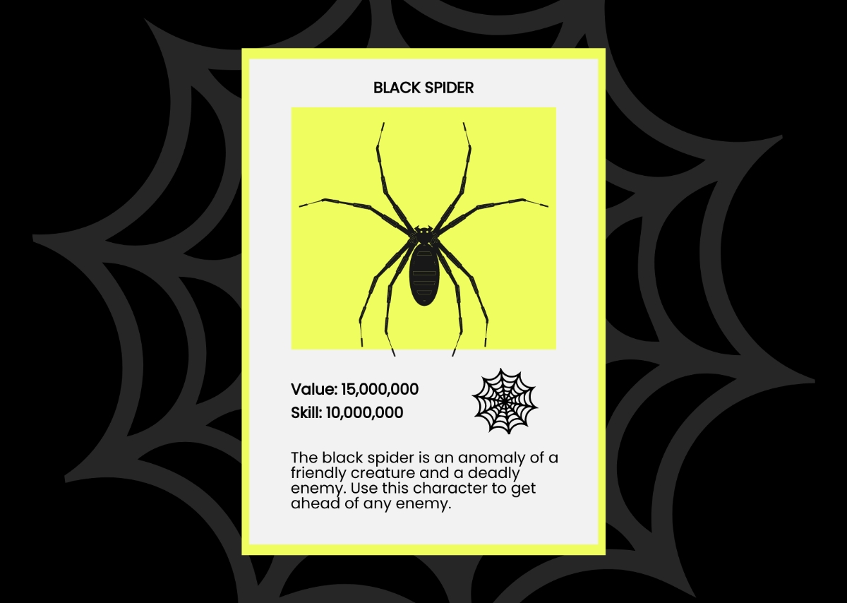 Free Squid Game Card Template To Edit Online