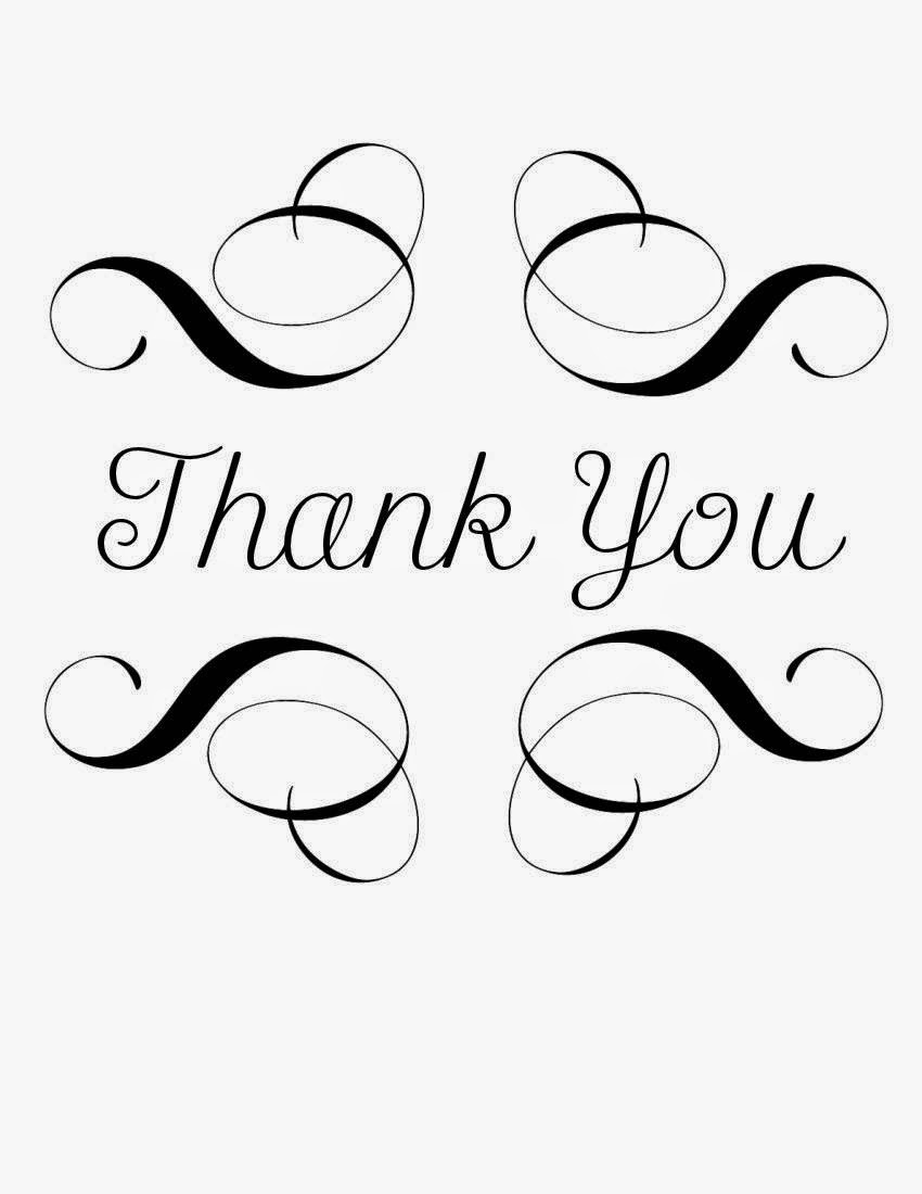 thank you card template printable free