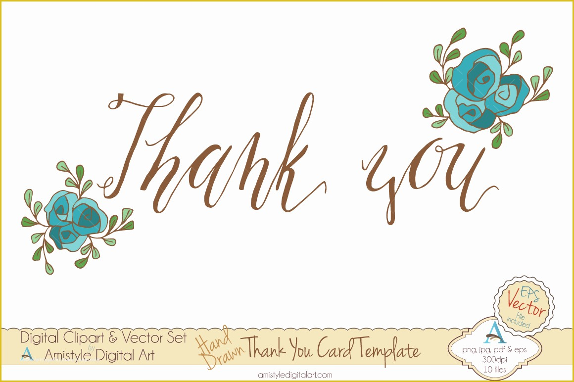 printable thank you card template word