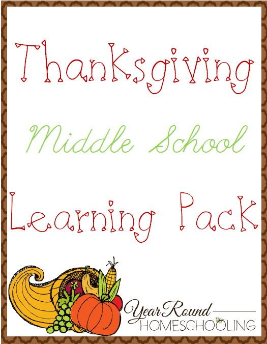 FREE Thanksgiving Middle School Pack