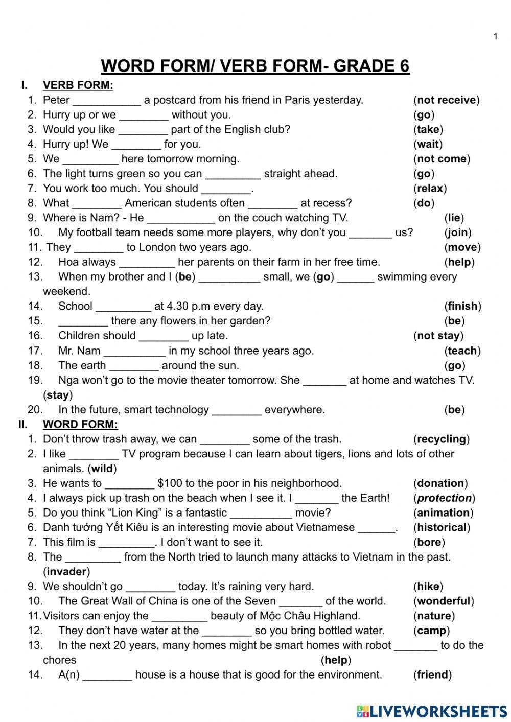 Free Word Form Worksheet Download Free Word Form Worksheet Png Images 