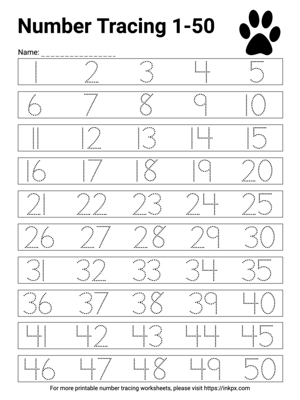 Free Worksheet Tracing Numbers 1 30 Download Free Worksheet Tracing 